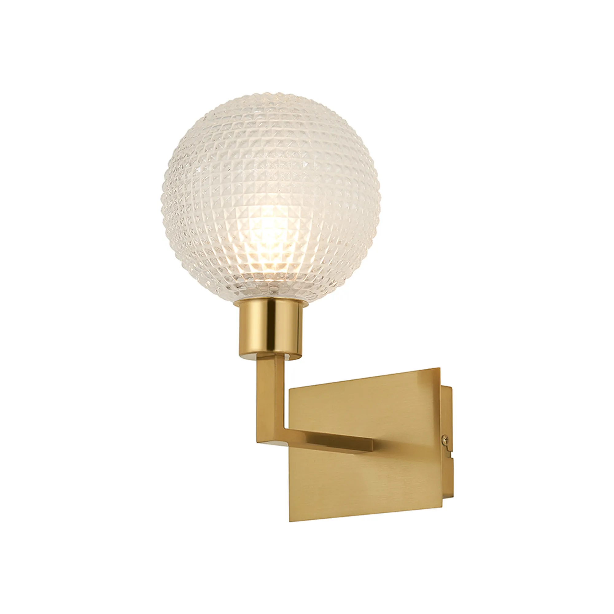 Baxter Brass Gold Wall Lights Deco Armed Wall Lights